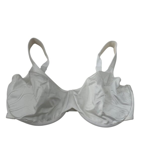 Bali Womens White Underwire Minimizer Bra 42DD Unlined Full Coverage - Picture 1 of 11